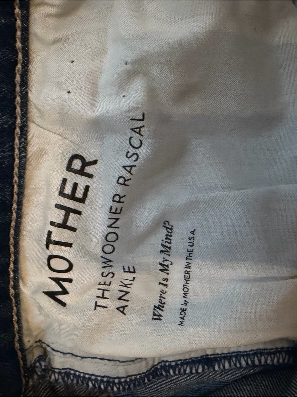 MOTHER Swooner Rascal Ankle Jean - Picture 5 of 5
